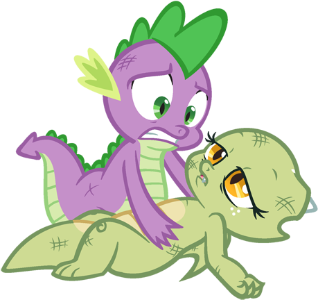 Mortally Wounded, Oc, Oc - My Little Pony Friendship Is Magic Spike (542x497)