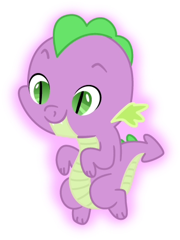 Mlp By Jennk777 - Spike The Dragon Baby (400x500)