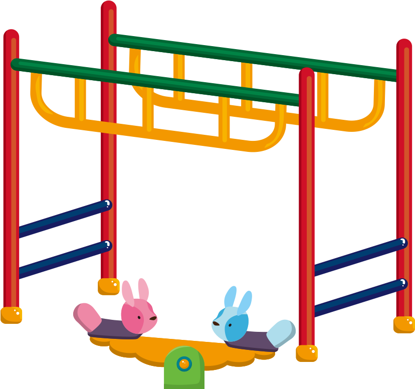 Park Playground Cartoon Clip Art - Cartoon Park (827x827)