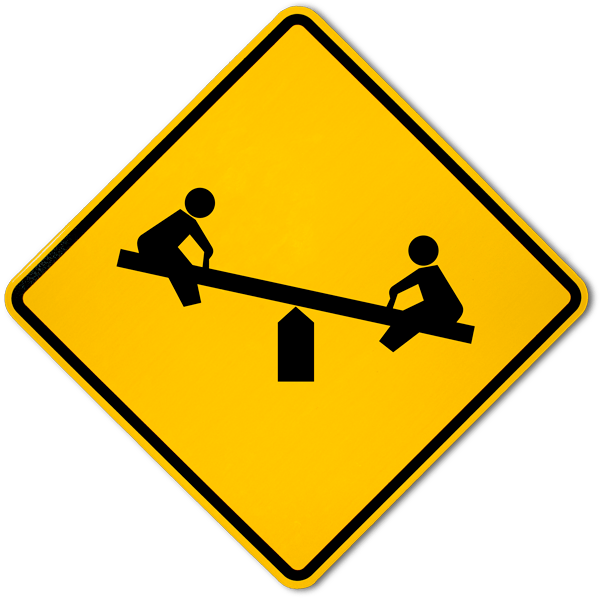 Playground Rulesplaygroundsfree Clipart - Road Signs Pedestrian Crossing (600x600)