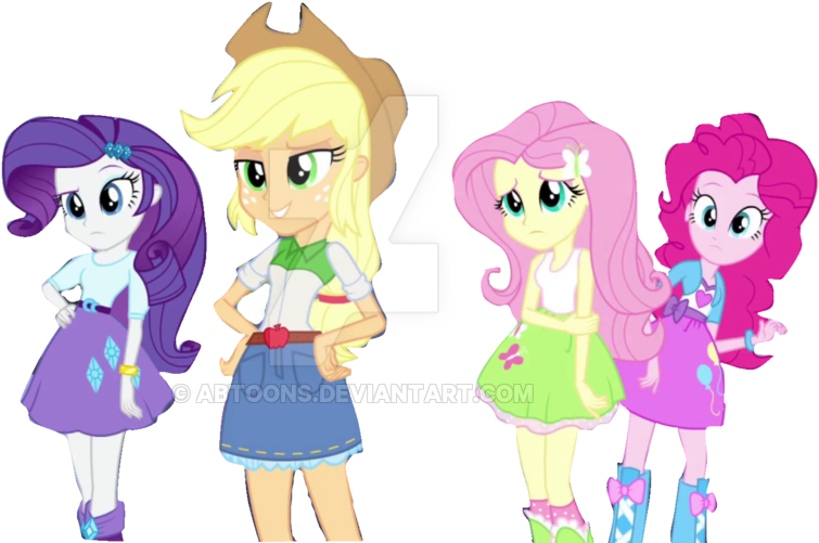 Eqg Rainbow Rocks Mane 4 Challenge You Vector By Abtoons - Cartoon (1024x576)