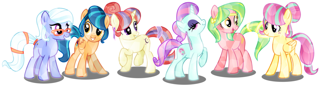 [au] Crystal Mane Six By Limedazzle - Cystal Mane6 (1024x289)