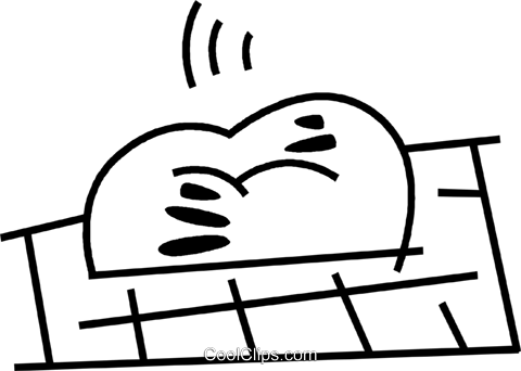 Loaf Of Bread Royalty Free Vector Clip Art Illustration - Easel (480x342)