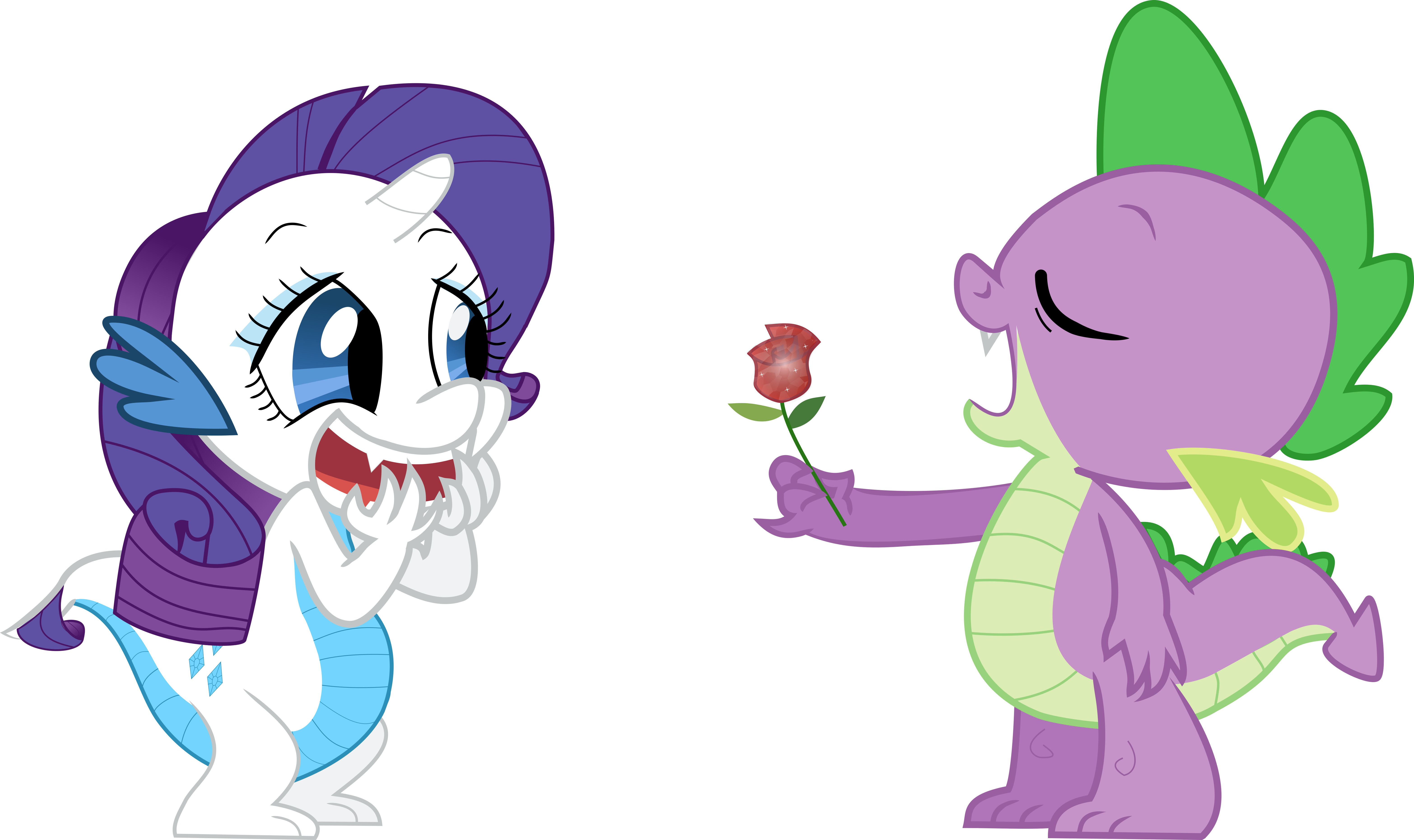 My Little Pony Spike Baby - Clip Art (6265x3724)