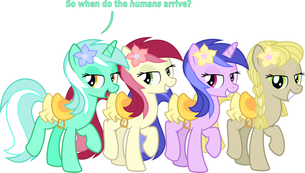 Sollace, Bedroom Eyes, Clothes, Earth Pony, Female, - Mlp Lyra And Roseluck (1280x728)