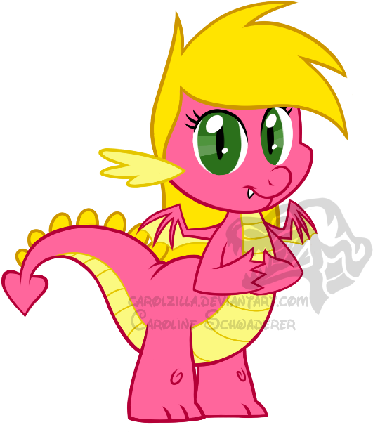Carol Mlp Dragon - Mlp Baby Dragon Oc (550x650)