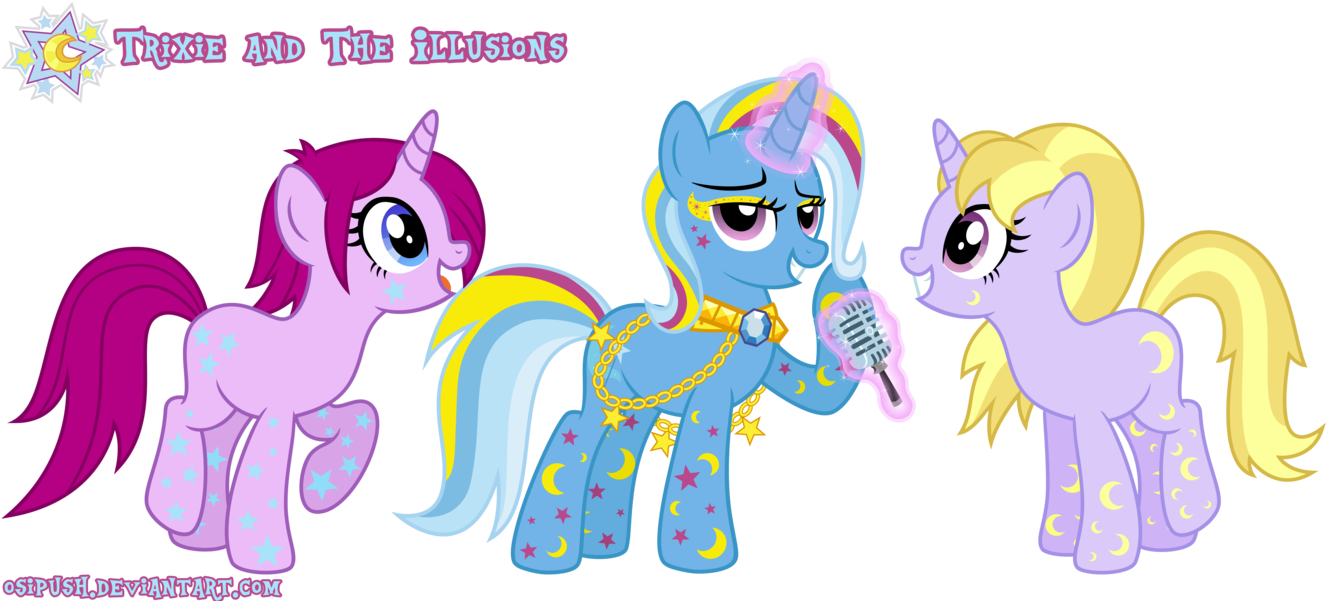 [pony Version] Trixie And The Illusions By Osipush - Trixie And The Illusions Ponified (1333x600)