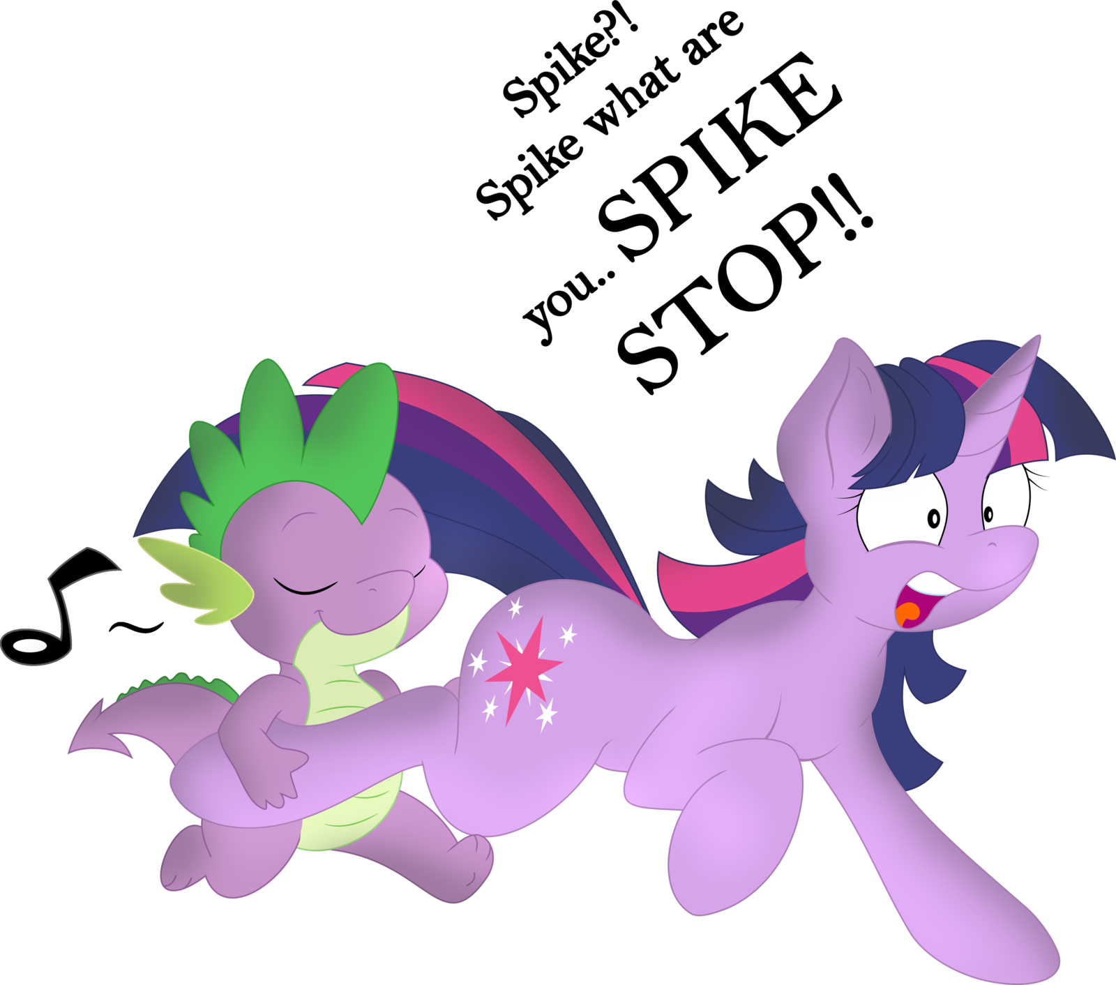 My Little Pony Spike And Twilight Kiss - Twilight Sparkle X Spike (1600x1412)
