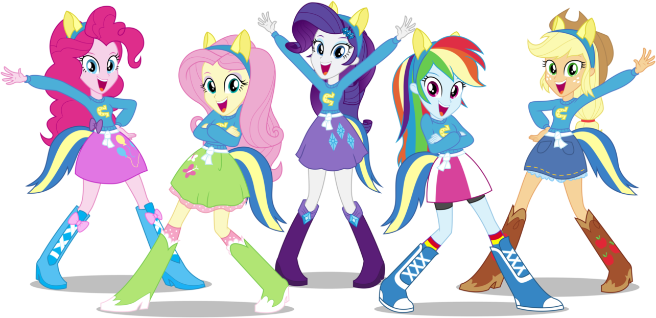 Wondercolts Pose By Caliazian On Deviantart - Equestria Girls (1284x622)