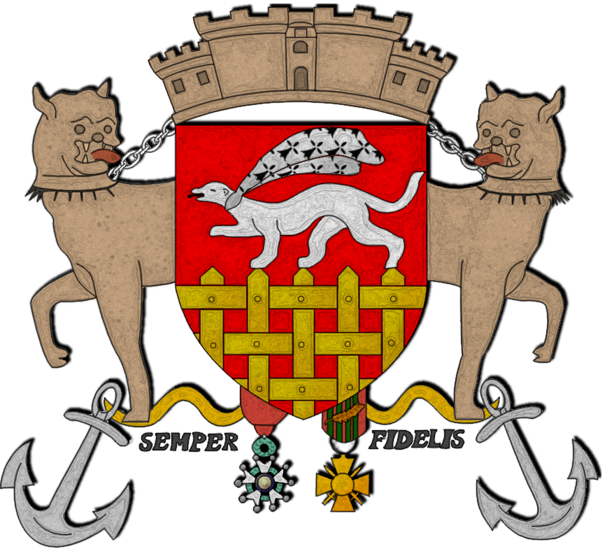 Marine Corps Globe And Anchor Clip Art - Logo Ville De Saint Malo (865x785)