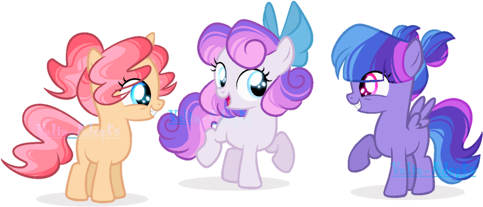 Valia-adopts, Earth Pony, Female, Filly, Magical Lesbian - Cartoon (1024x460)