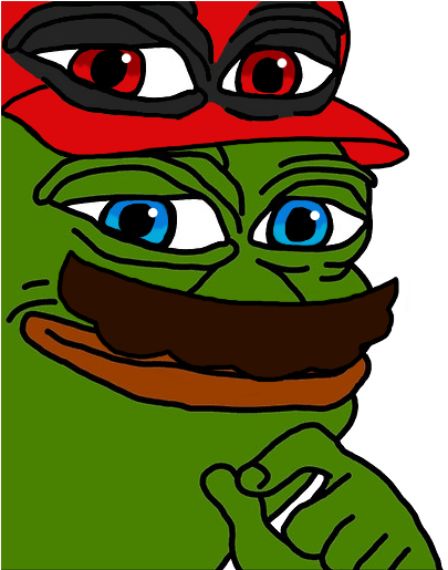 T-shirt Vertebrate Clip Art Tree Frog Fictional Character - Pepe The Frog Smirk (434x514)