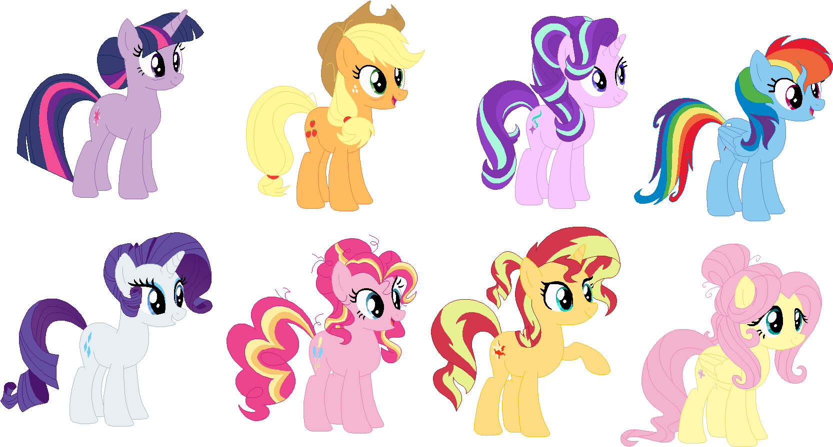 Berrypunchrules Mane Eight - Cartoon (1799x928)