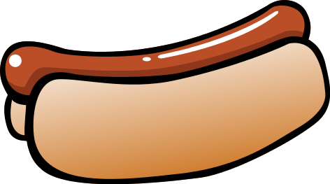 Hotdog Clipart - Hot Dog Clip Art (472x263)