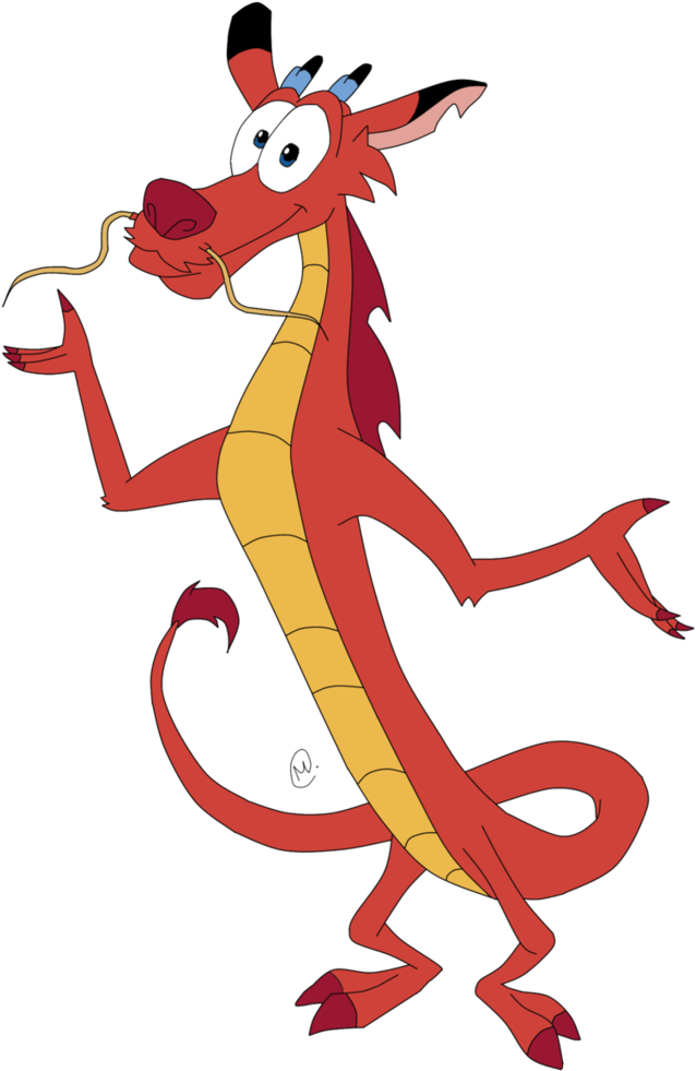 Mushu Transparent Background Png - Mu Lan Dragon Png (762x1048)