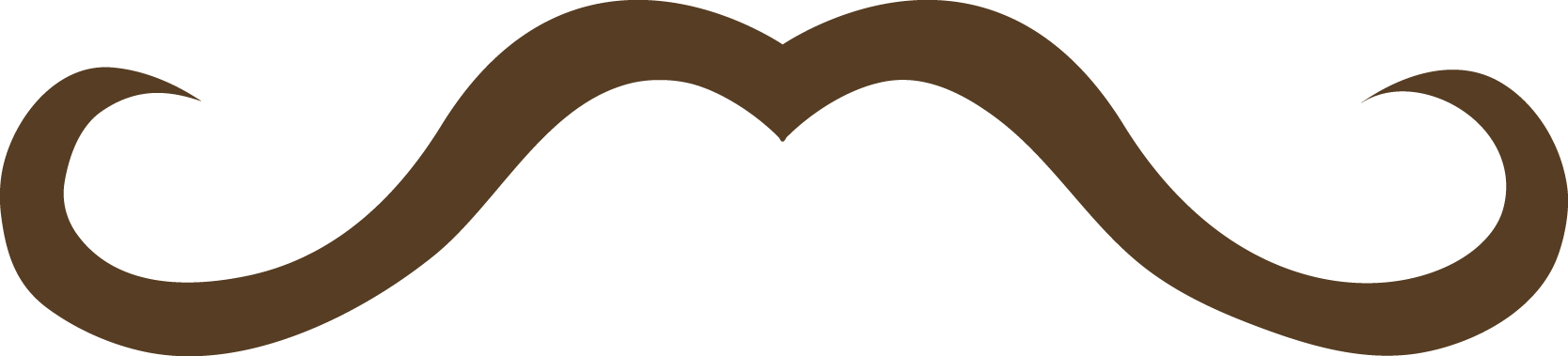 Download File Brown Mustaches 02 15 Kb - Heart (1668x379)