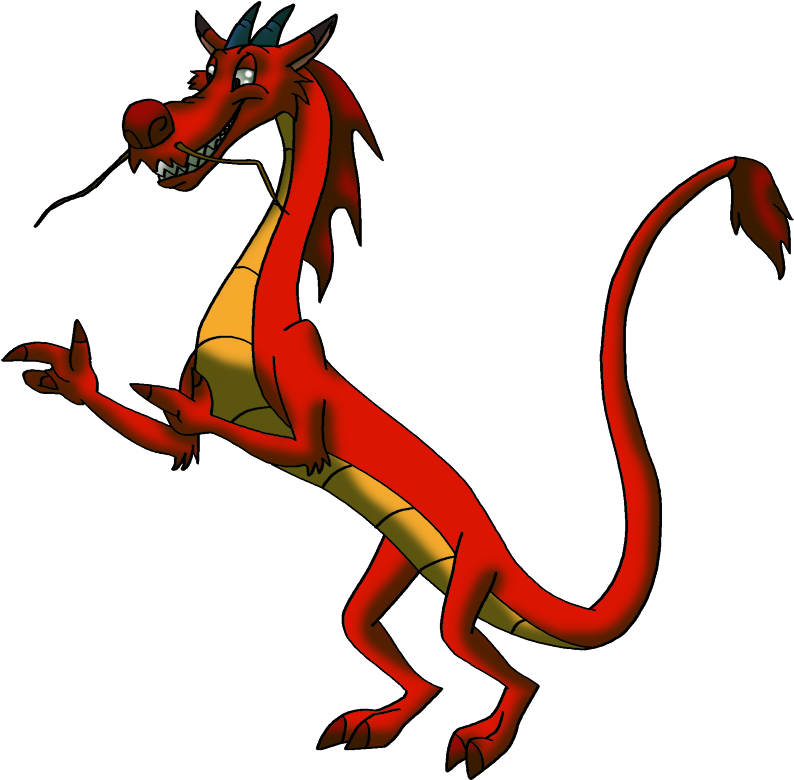 Mushu Png Pic - Cartoon (800x785)