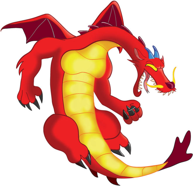 Mushu Png Background Image - Mushu As A Big Dragon (900x804)