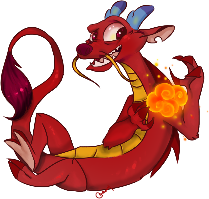 Mushu 'beyond Your Mortal Imagination' Commission By - Cartoon (894x894)