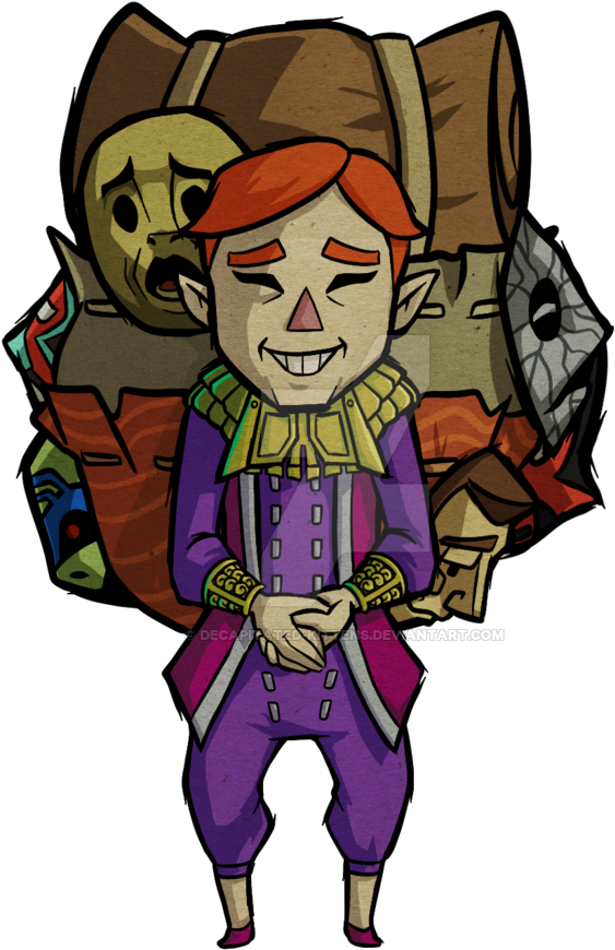 Happy Mask Salesman Wind Waker By Decapitated-kittens - Cartoon (1024x1024)