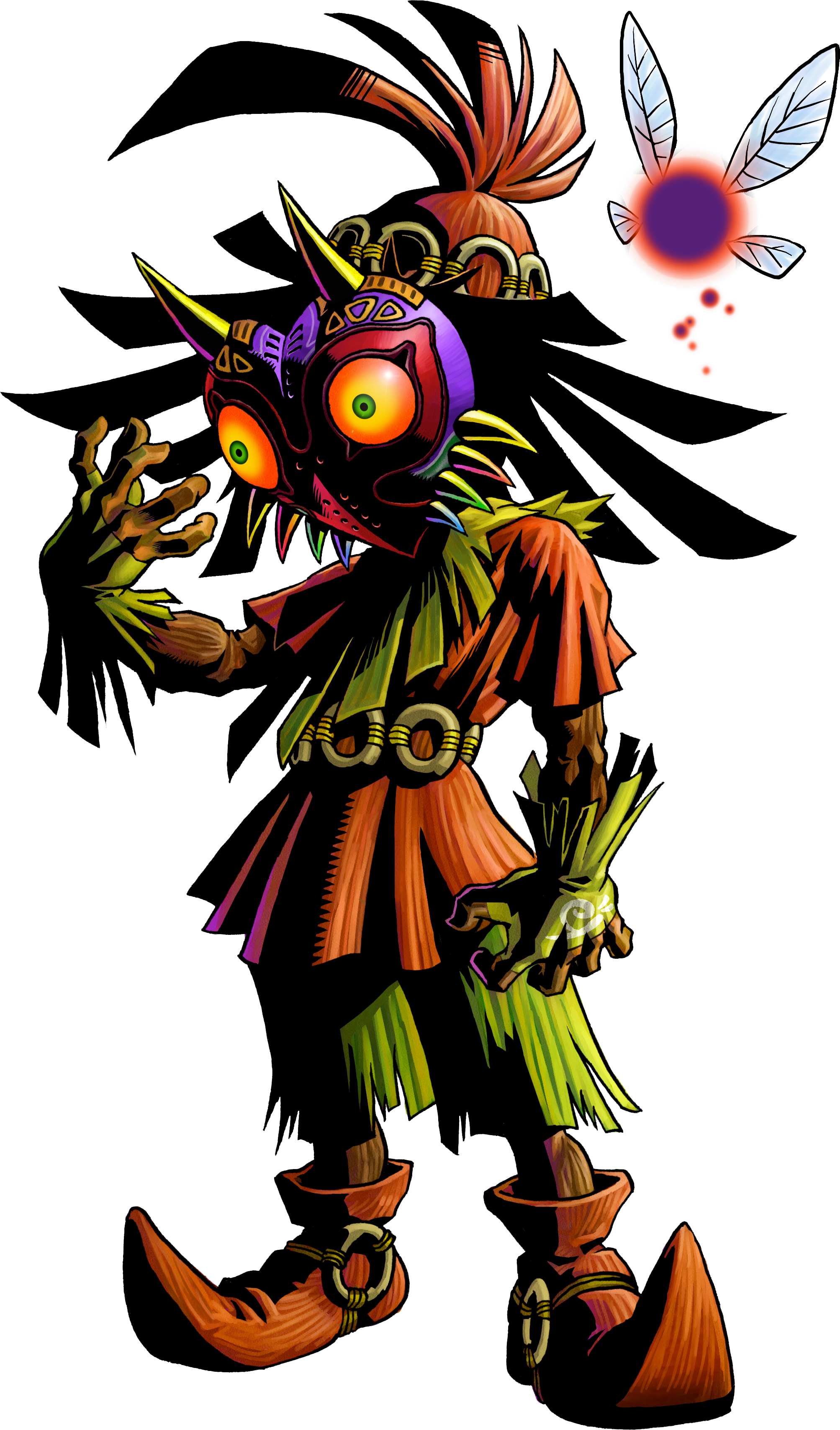 Skull Kid, Majora's Puppet, The Main Villan Who Stole - Link Zelda Majoras Mask (2007x3414)