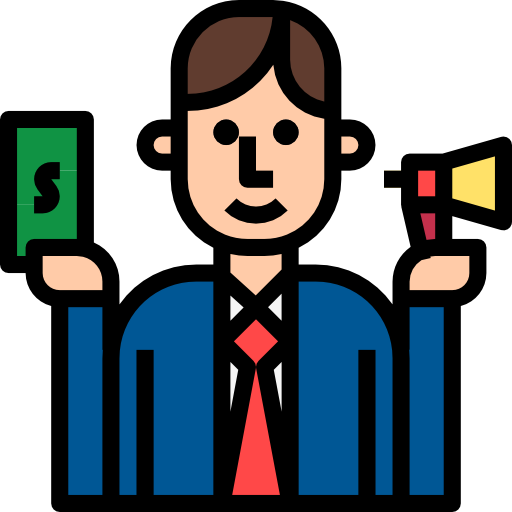 Salesman Free Icon - Trade (512x512)