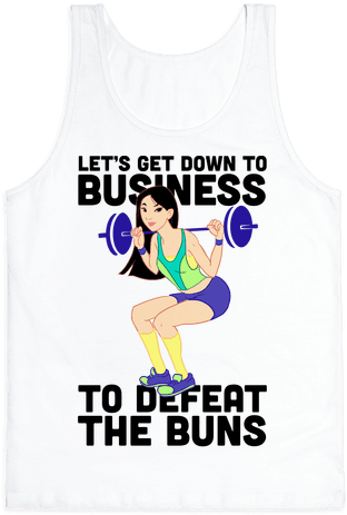 Let's Get Down To Business Parody Tank Top - Active Tank (484x484)
