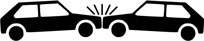 Clipart Info - Car Crash Silhouette (800x800)