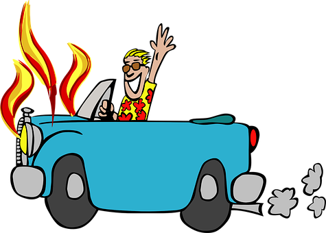 Car, Auto, Crash, Automobile, Crashed - Car Clip Art (475x340)