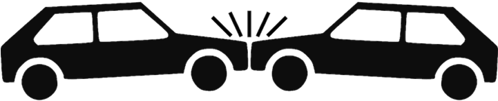 Legal Aspects Of Car Accidents - Car Crash Black And White (720x300)
