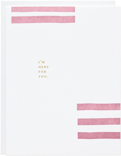 I'm Here For You - Paper (500x610)