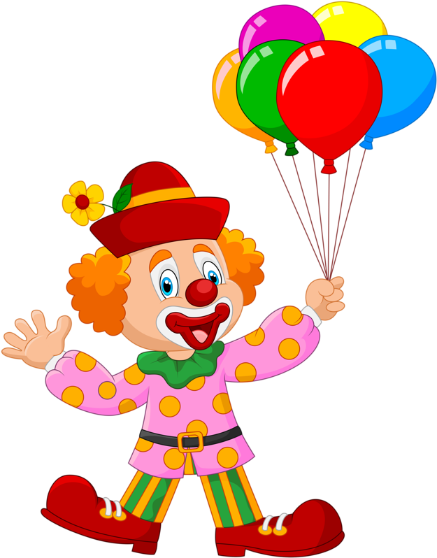 Clown Circus Cartoon Illustration - Clown Png - (638x800) Png Clipart ...