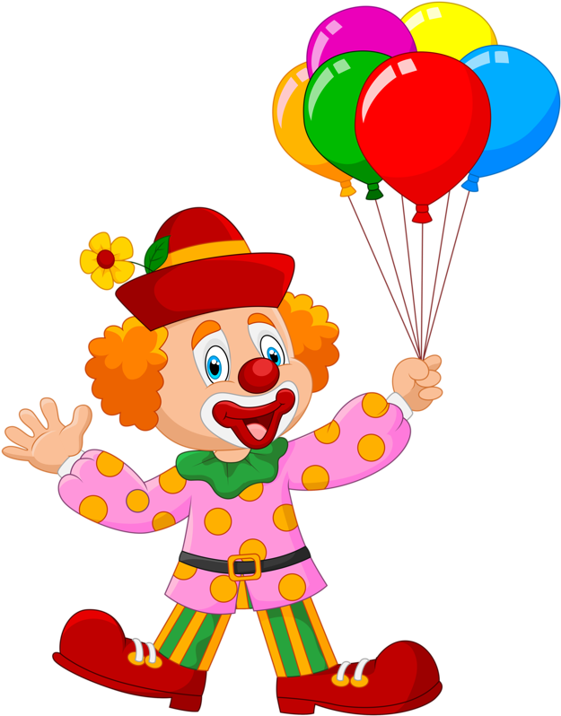 Clown Circus Cartoon Illustration - Clown Png (638x800)