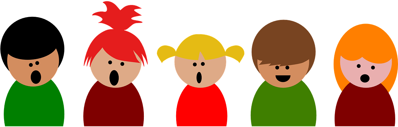 Children Singing Clip Art (1280x640)