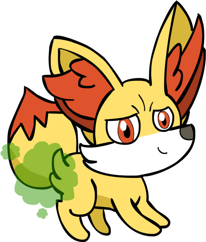 Fennekin Farts By Asctoons - Fennekin (1031x774)