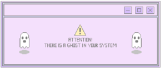 Ghost, Kawaii, And Pastel Image - Lavender (500x300)