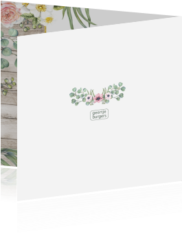 Sierlijke Uitnodiging Voor Een Huwelijksjubileum - Peony (455x350)