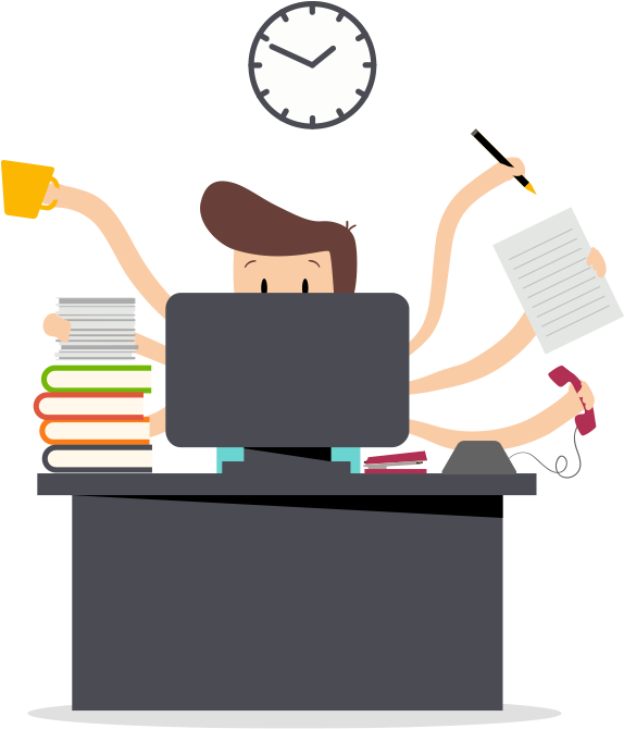 We Support Your Small Business So That You Can Focus - Project Coordinator Illustrations Png (573x716)