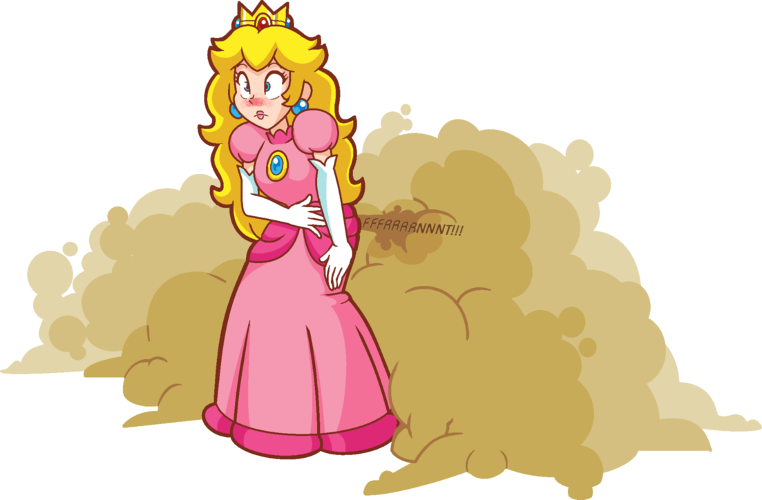Princess Peach Farts By Tenuousoddity - Princess Peach Fart Deviantart (1103x724)