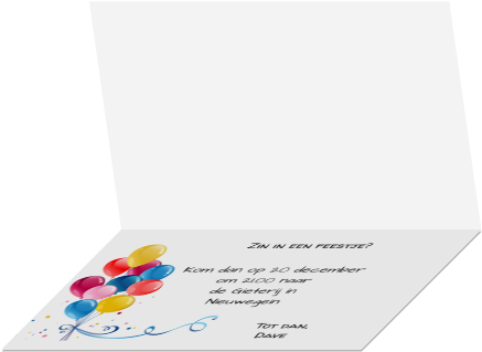 Een Mooie Rustige Kaart Met Een Kleurrijke Foto Van - Lawn Game (455x350)