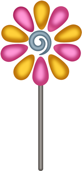 Clip Art, March, Flowers - Clip Art, March, Flowers (294x558)