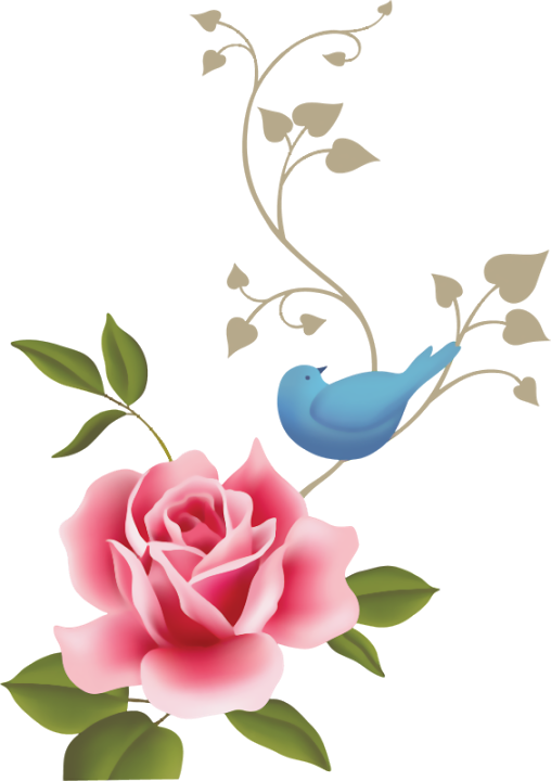 Flores - Rose Art Png (508x720)