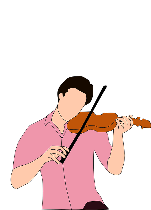 Geige Spielen Clipart 5 By David - Music (518x720)