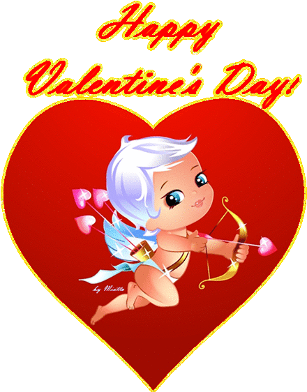 Glitter Graphics Happy Valentines Day (563x562)
