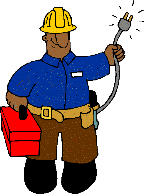 Electrician - Safety Tips For Electricity Clipart (490x661)