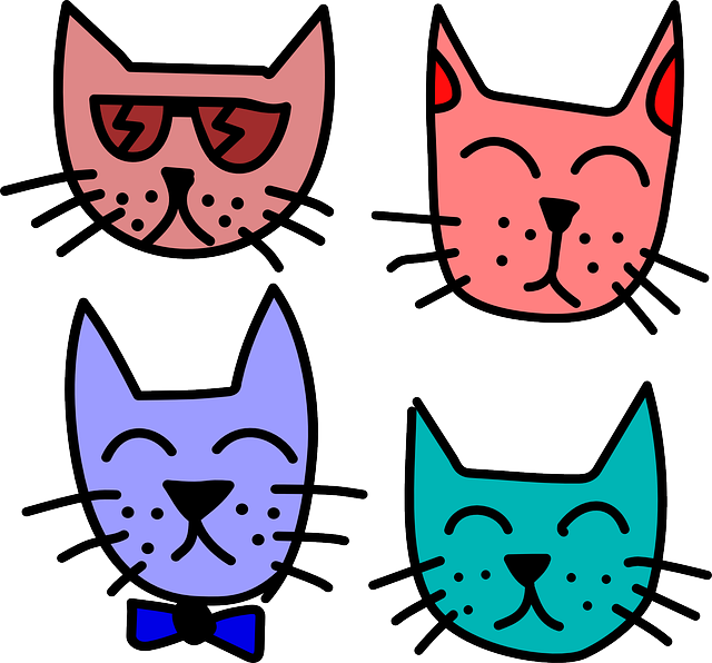Graffiti, Cat, Animals, Pets, Cartoon - Cats Clip Art (640x596)