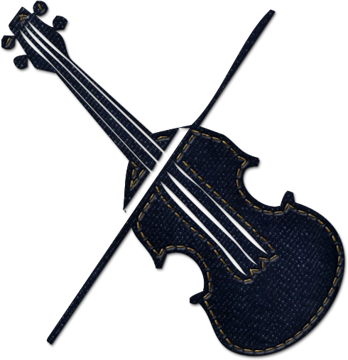 Violin Png Images Transparent Free Download - Black Violin No Background (600x600)