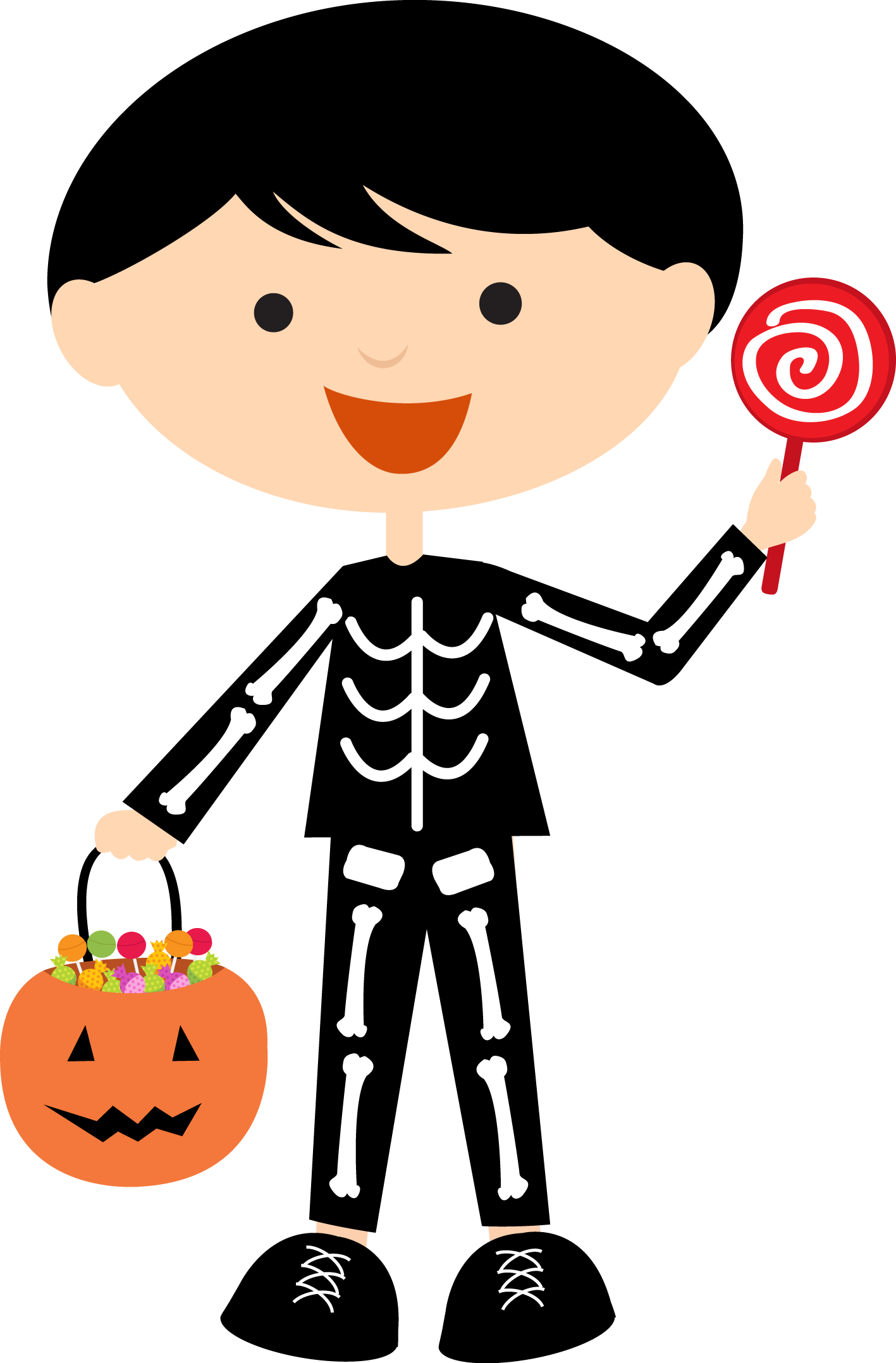 Halloween - Bdhalloweentrickortreat5 - Minus - Clip Art (1417x2156)