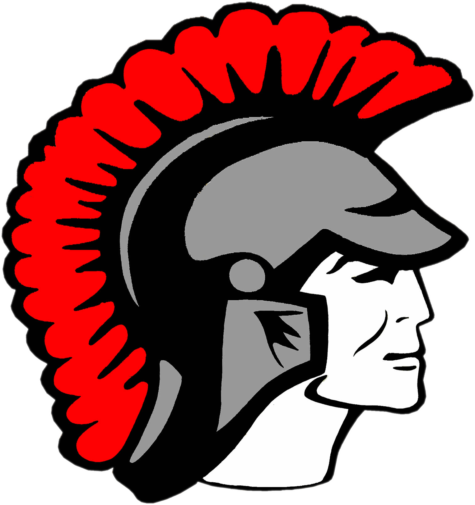 Trojan Clipart Trojan Head - Clarenceville High School Trojans (1527x1626)