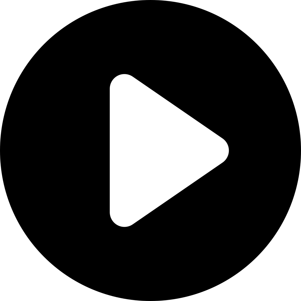 Movie Player Play Button Comments - Round Play Button Png (980x980)